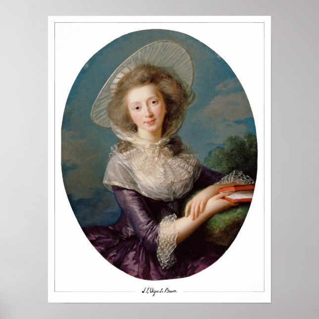 Élisabeth Vigée Le Brun Zedign cartel de arte #6 (Frente)