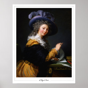 Élisabeth Vigée Le Brun Zedign cartel de arte #8