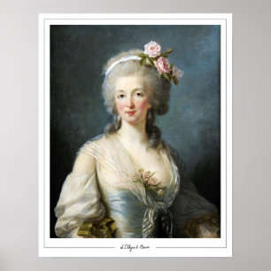 Élisabeth Vigée Le Brun Zedign cartel de arte #86