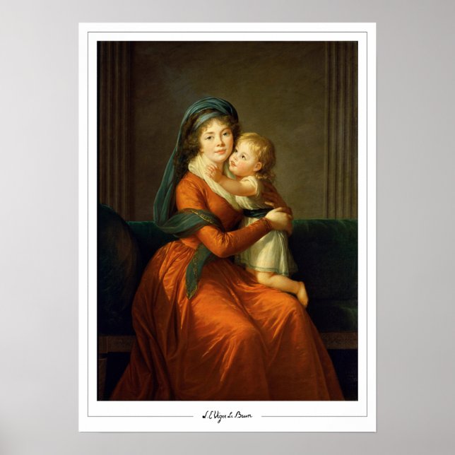 Élisabeth Vigée Le Brun Zedign Poster de Arte #10 (Frente)