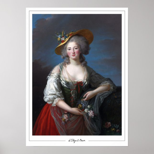 Élisabeth Vigée Le Brun Zedign Poster de Arte #107 (Frente)
