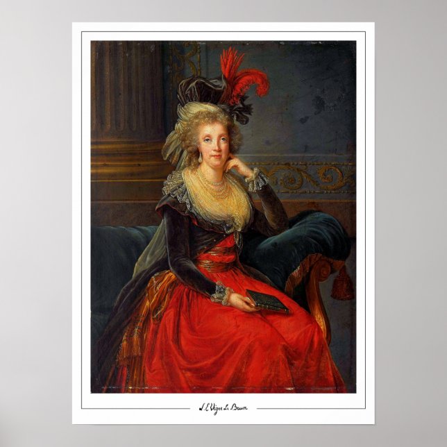 Élisabeth Vigée Le Brun Zedign Poster de Arte #216 (Frente)