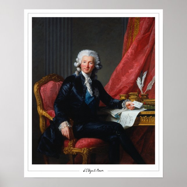 Élisabeth Vigée Le Brun Zedign Poster de Arte #3 (Frente)