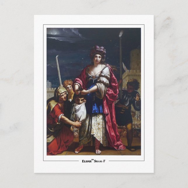 Elisabetta Sirani #10 - postal Bella Artes (Anverso)