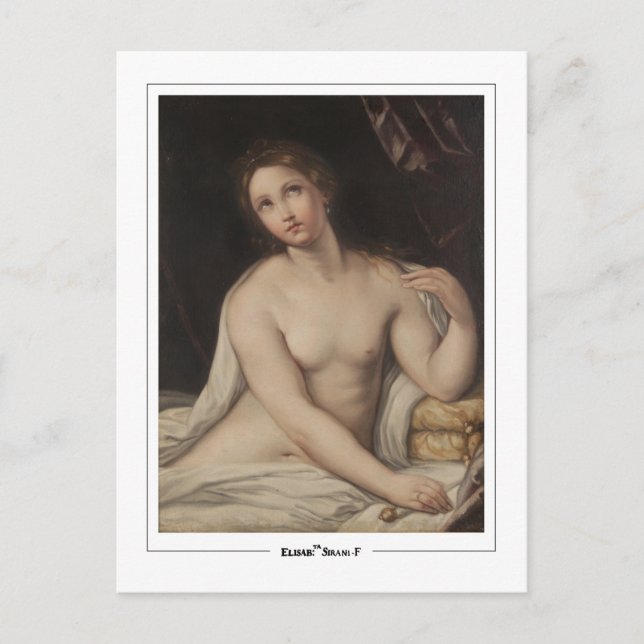 Elisabetta Sirani #159 - postal Bella Artes (Anverso)