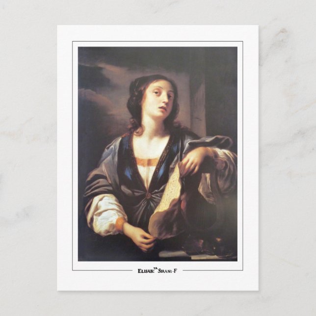 Elisabetta Sirani #6 - Tarjeta postal de arte (Anverso)