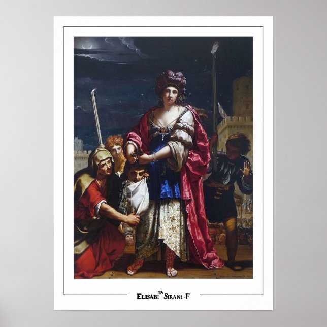 Elisabetta Sirani Zedign cartel de arte #10 (Frente)