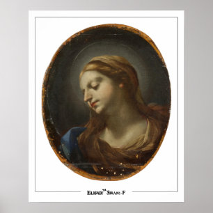 Elisabetta Sirani Zedign cartel de arte #3