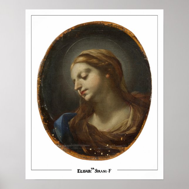 Elisabetta Sirani Zedign cartel de arte #3 (Frente)