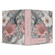 Elise Rosa y Gris Jardín Nouveau
