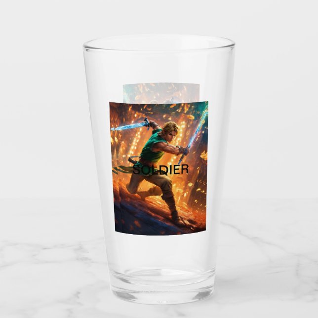 Elite Soldier Glass Tumbler (Anverso)