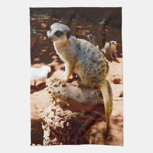 Eliza Reina De Los Meerkats, Toalla De Dish (Vertical)