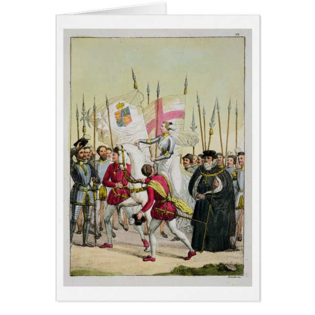 Elizabeth I, platea 12 'de la historia del (Frente)