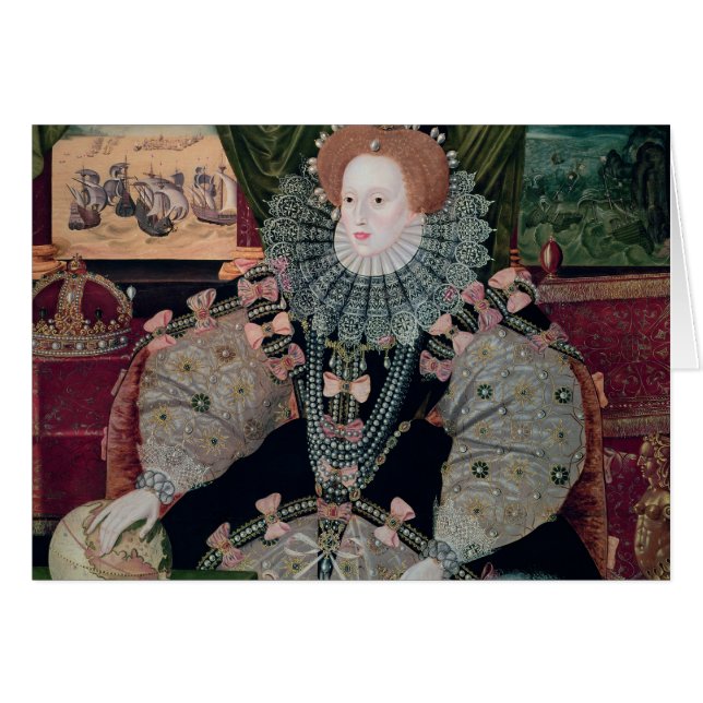 Elizabeth I, retrato de la armada, c.1588 (Anverso (Horizontal))