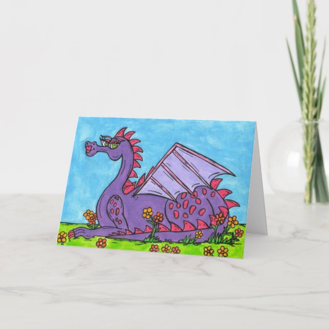 Elizabeth, las tarjetas de felicitación de Dragon (Anverso)