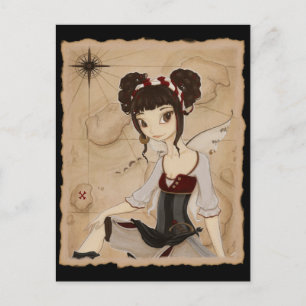 Elizabeth - postal de piratas de hadas