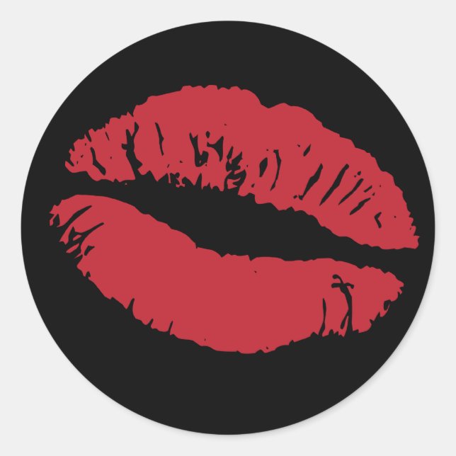 Elizabeth TailHer - Pegatinas Lip (espalda negra) (Anverso)