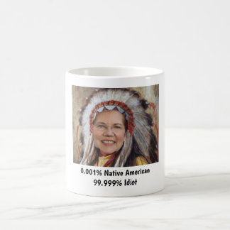Elizabeth Warren 0,001% tazas del nativo americano