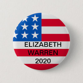 Elizabeth Warren para el presidente 2020 botón