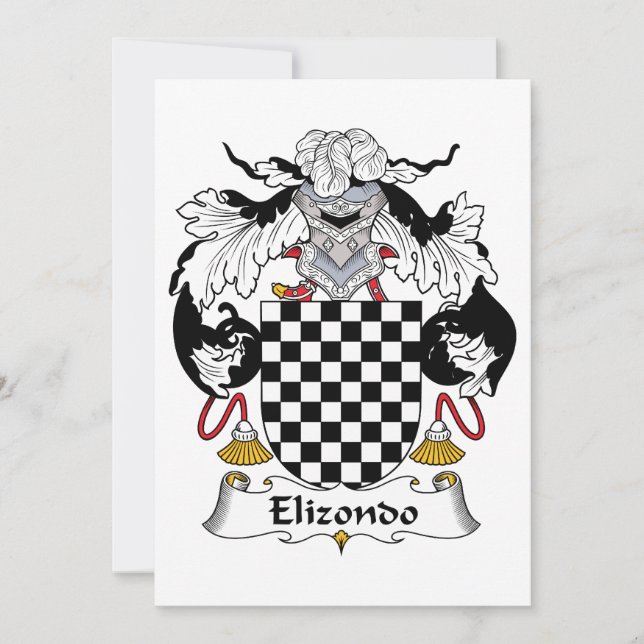 Elizondo Family Crest (Anverso)
