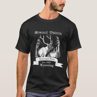Elk. Parque nacional del Gran Tetón. Camiseta
