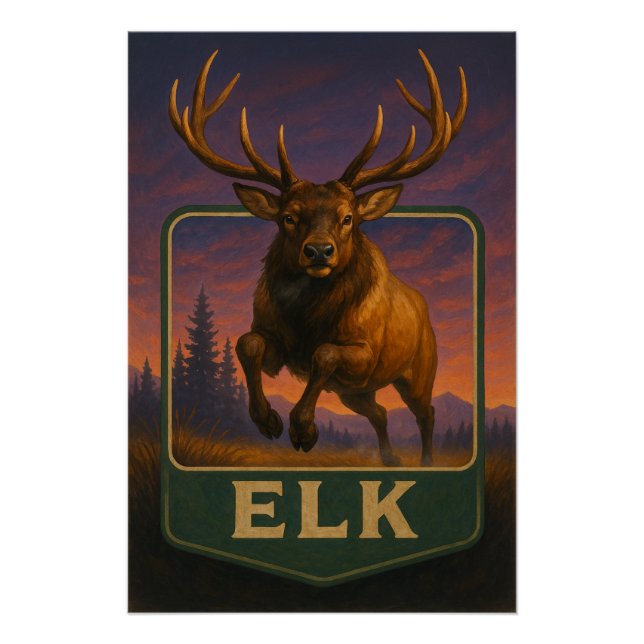 Elk Poster (Anverso)
