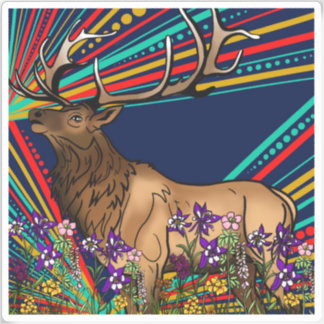 Elk Vinyl Pegatina