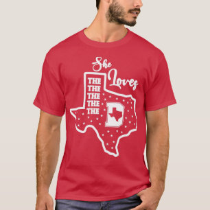 ELLA AMA A LOS CAMISETAS DE D DALLAS PARA LOS HOMB