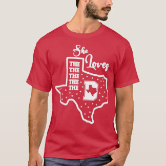 ELLA AMA A LOS CAMISETAS DE D DALLAS PARA LOS HOMB
