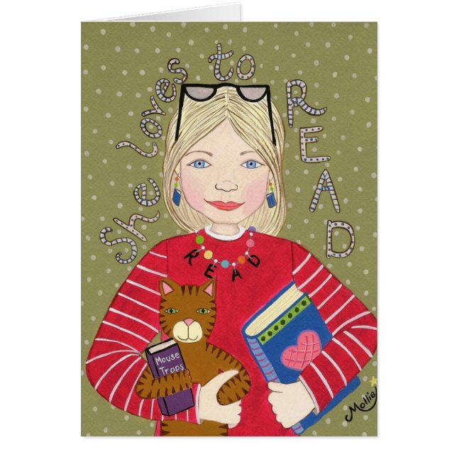 Ella ama leer (Frente)