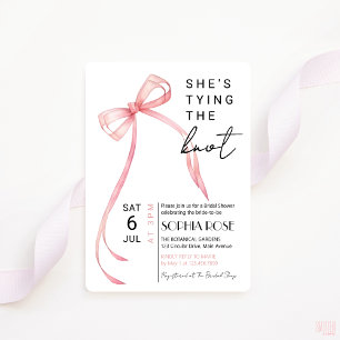 Ella Amarra La Invitación A La Ducha Bridal Knot