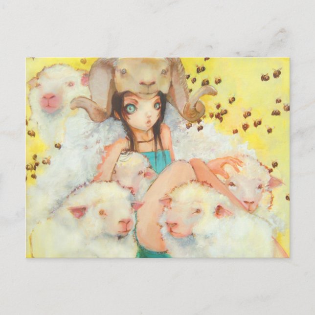 Ella Bee Ramming Postales (Anverso)