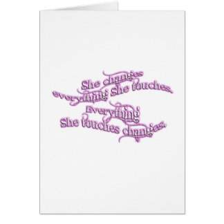 ella cambia todo que ella toca - resplandor