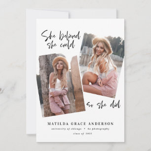 Ella creía que podía así que hizo la fiesta de gra