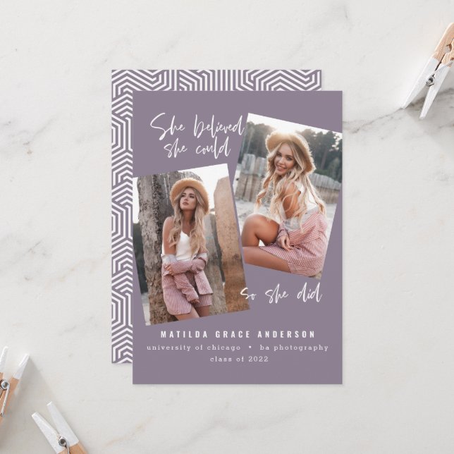 Ella creía que podía así que se graduó (Anverso/Reverso In Situ)