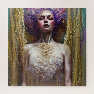 Ella del rompecabezas de la pasta