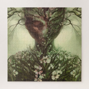 Ella del rompecabezas del bosque