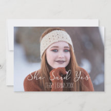 Ella Dijo Que Sí, Anuncio Boda De Tipografía