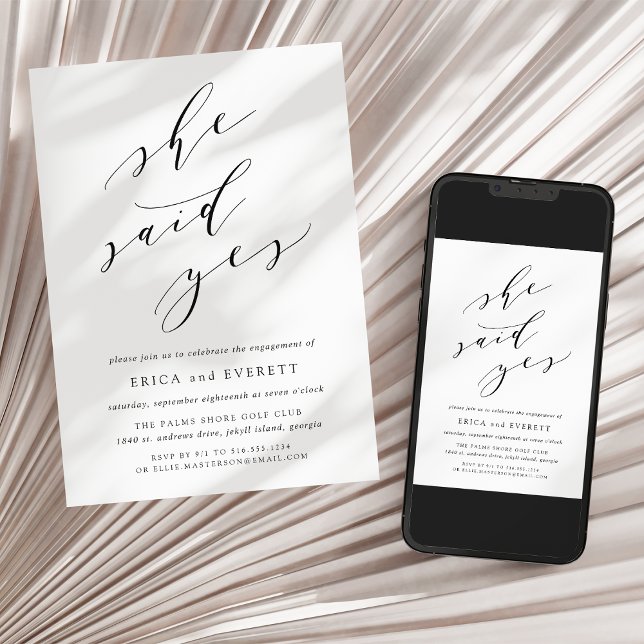 Ella Dijo Que Sí | Invitación de la Parte Contrata (Subido por el creador)