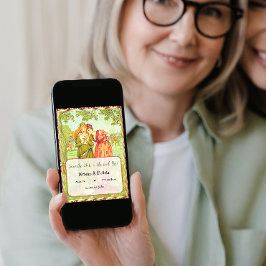 Ella dijo que sí Vintage LGBTQ Guardar la tarjeta 