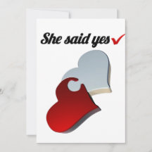 Ella Dijo Sí Invitación de Compromiso – Diseño de