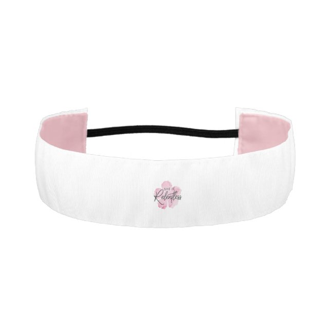 Ella es banda implacable del pelo de los deportes (Anverso)