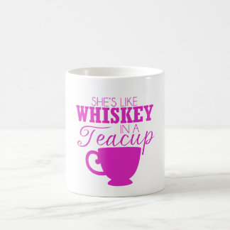 "Ella es como el whisky en taza de café de una