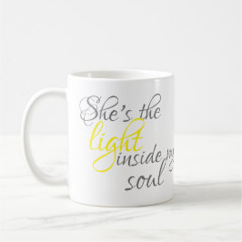 Ella es la luz dentro de mi taza de café Soul