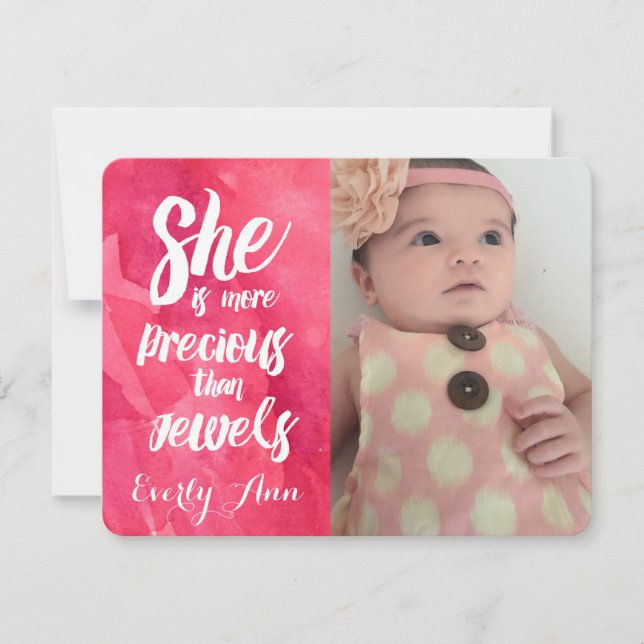 Ella es más preciada que Jewels Baby Girl CDeer (Anverso)