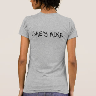 ELLA ES MÍA. SOY DE ELLA. Camisetas BODAS LESBIANO