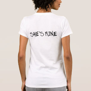 ELLA ES MÍA. SOY DE ELLA. Camisetas BODAS LESBIANO