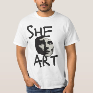 Ella es negrita tipografía camiseta