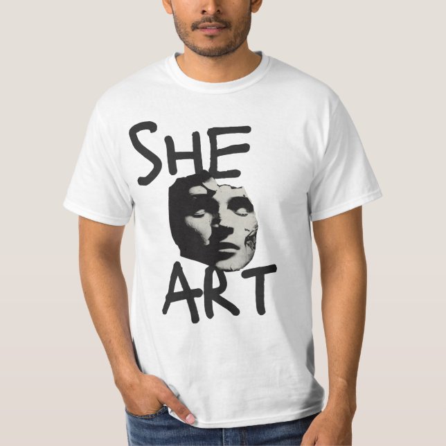 Ella es negrita tipografía camiseta (Anverso)