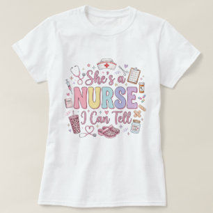 Ella es una enfermera, puedo decir PNG, camiseta r